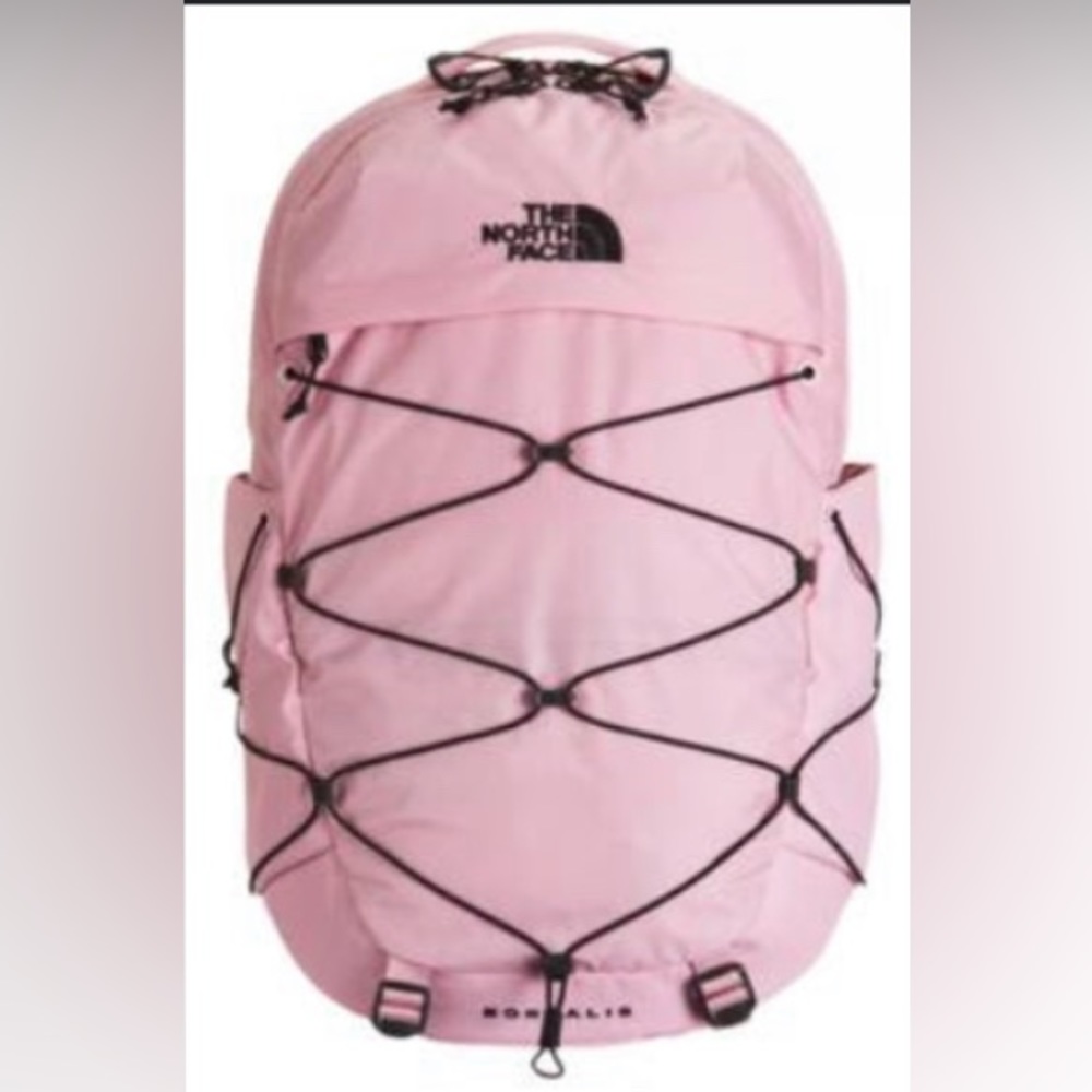 Northface Borealis Pink and Black Backpack